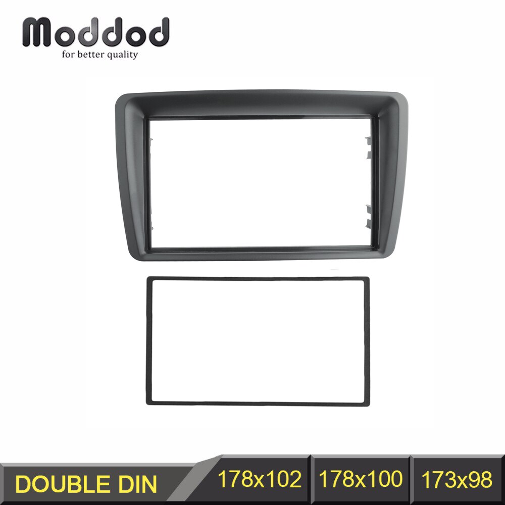 FIAT Panda (169) 2003-2012  Double 2 Din Fascia  CD DVD ׷ г  Ʈ ġ Ʈ ŰƮ  ÷Ʈ 